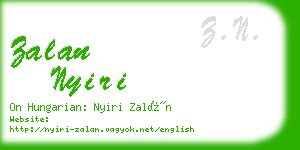 zalan nyiri business card